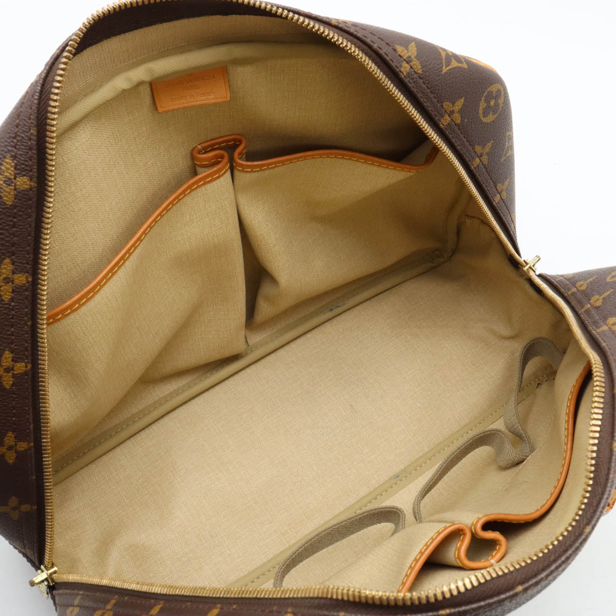 Louis Vuitton Monogram Bowling Vanity Deauville Handbag M47270