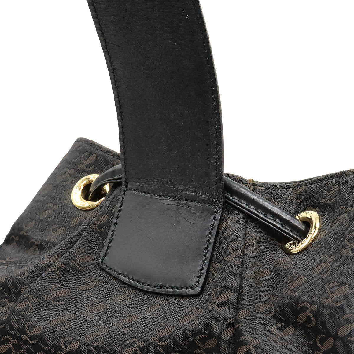 Loewe Anagram Jacquard Leather Shoulder Bag