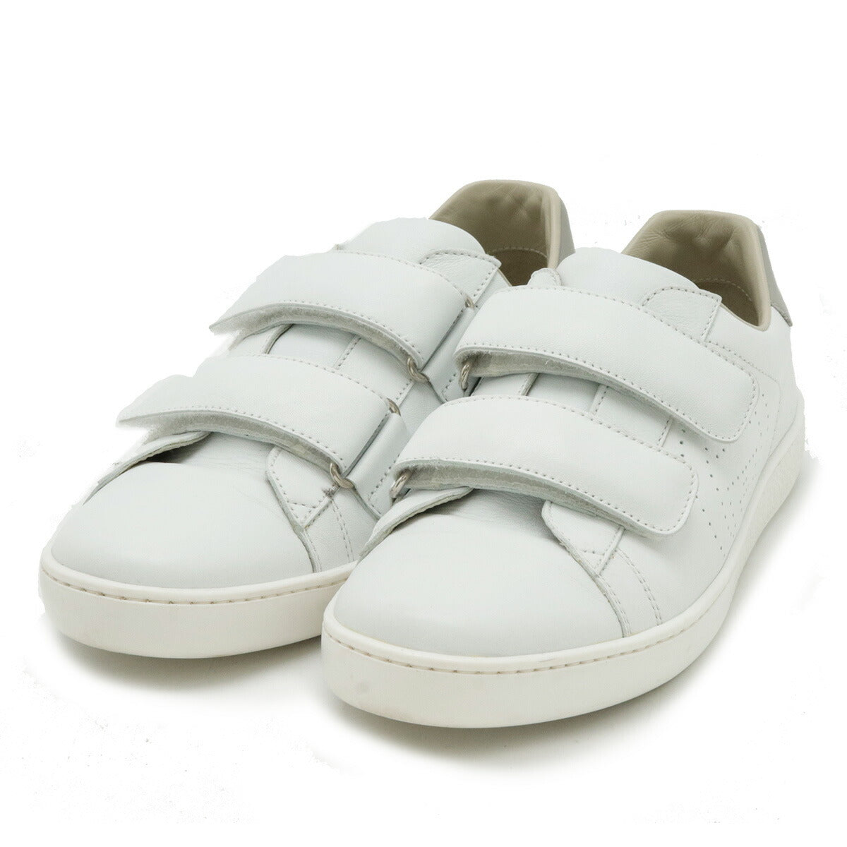 Gucci Velcro Sneakers White Grey #36