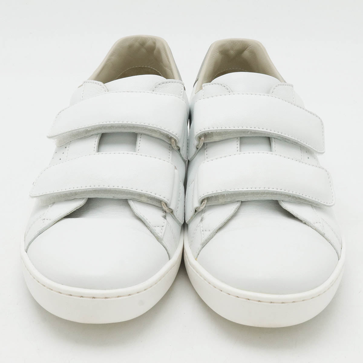 Gucci Velcro Sneakers White Grey #36