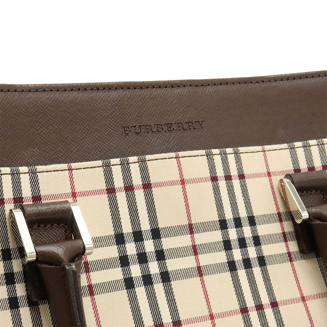 Burberry Nova Check Canvas/Leather Handbag in Great Condition