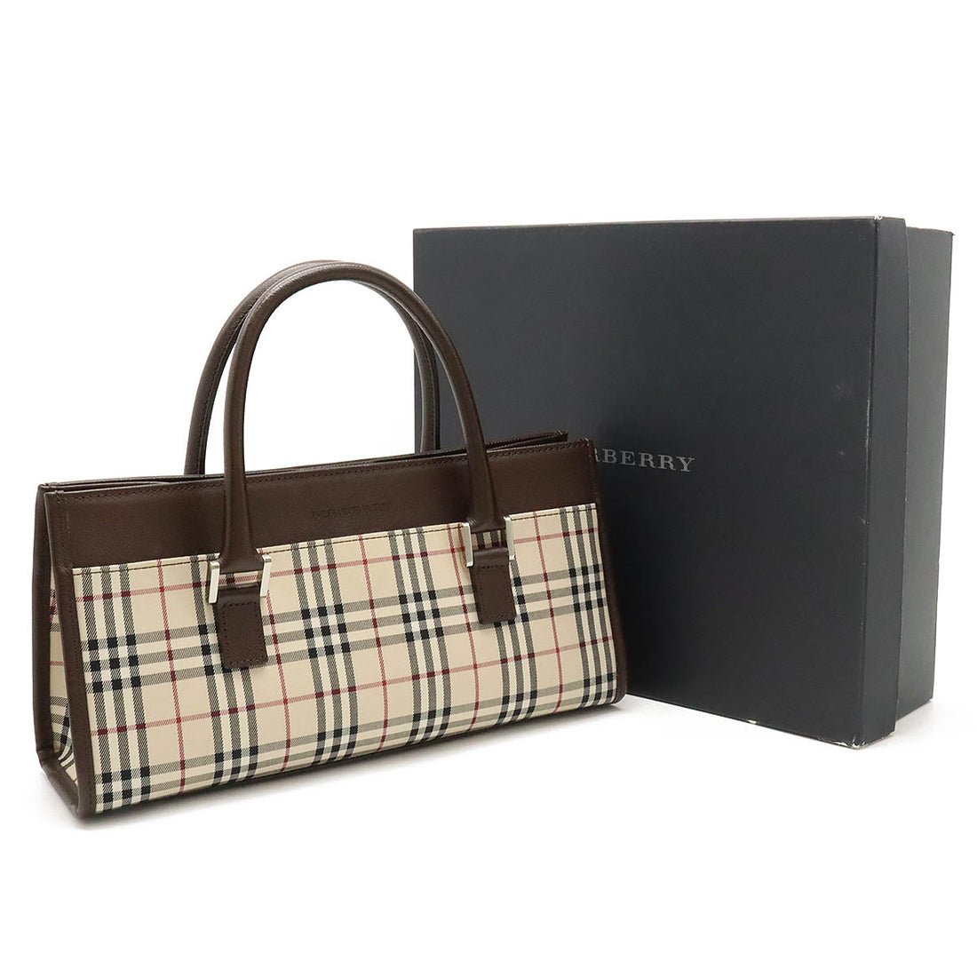 Burberry Nova Check Canvas/Leather Handbag in Great Condition