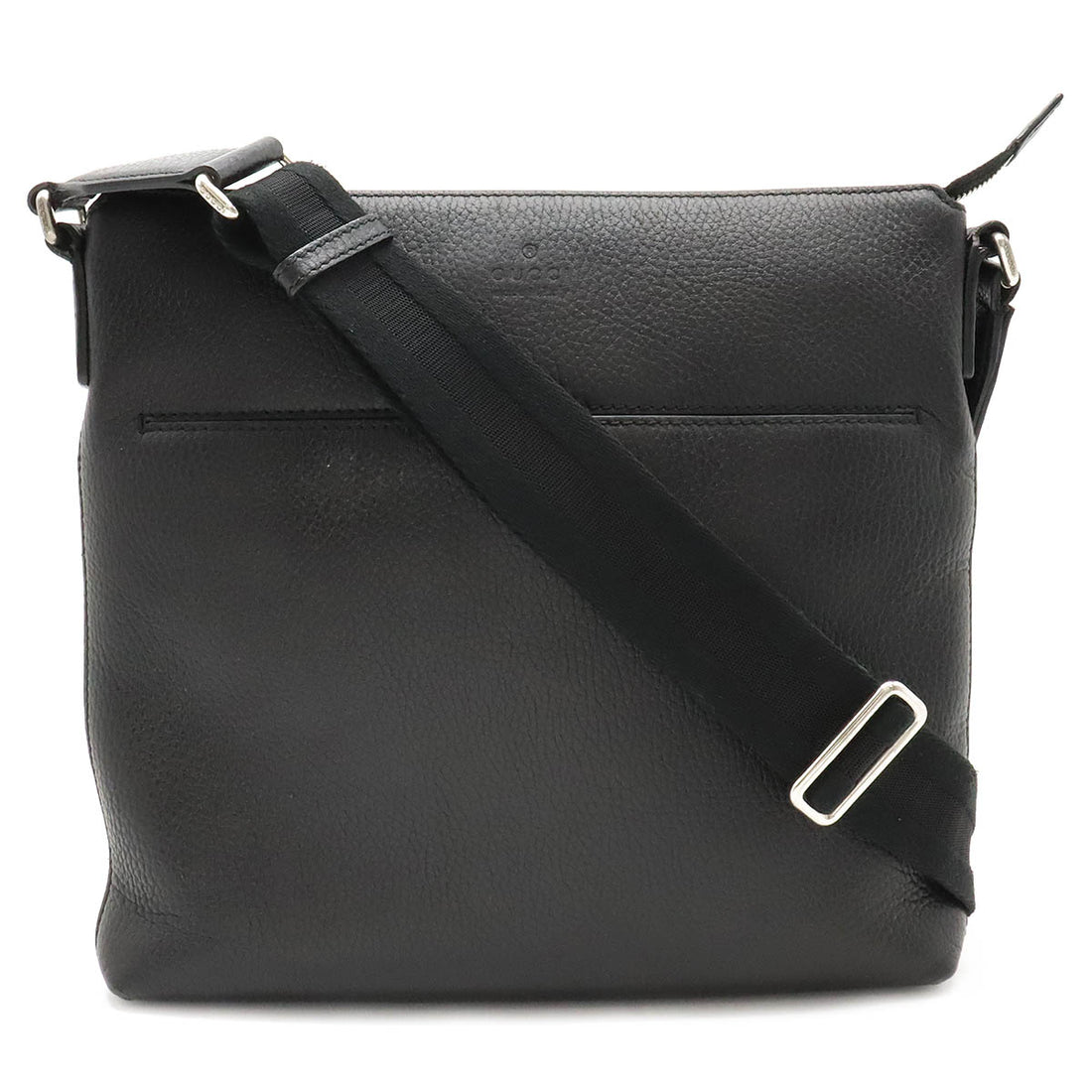 Gucci Leather Cosmopolis Shoulder Bag Black