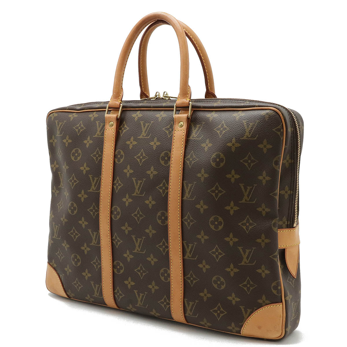 Louis Vuitton Monogram Porte-Documents Voyage Briefcase M53361 in Very Good Condition