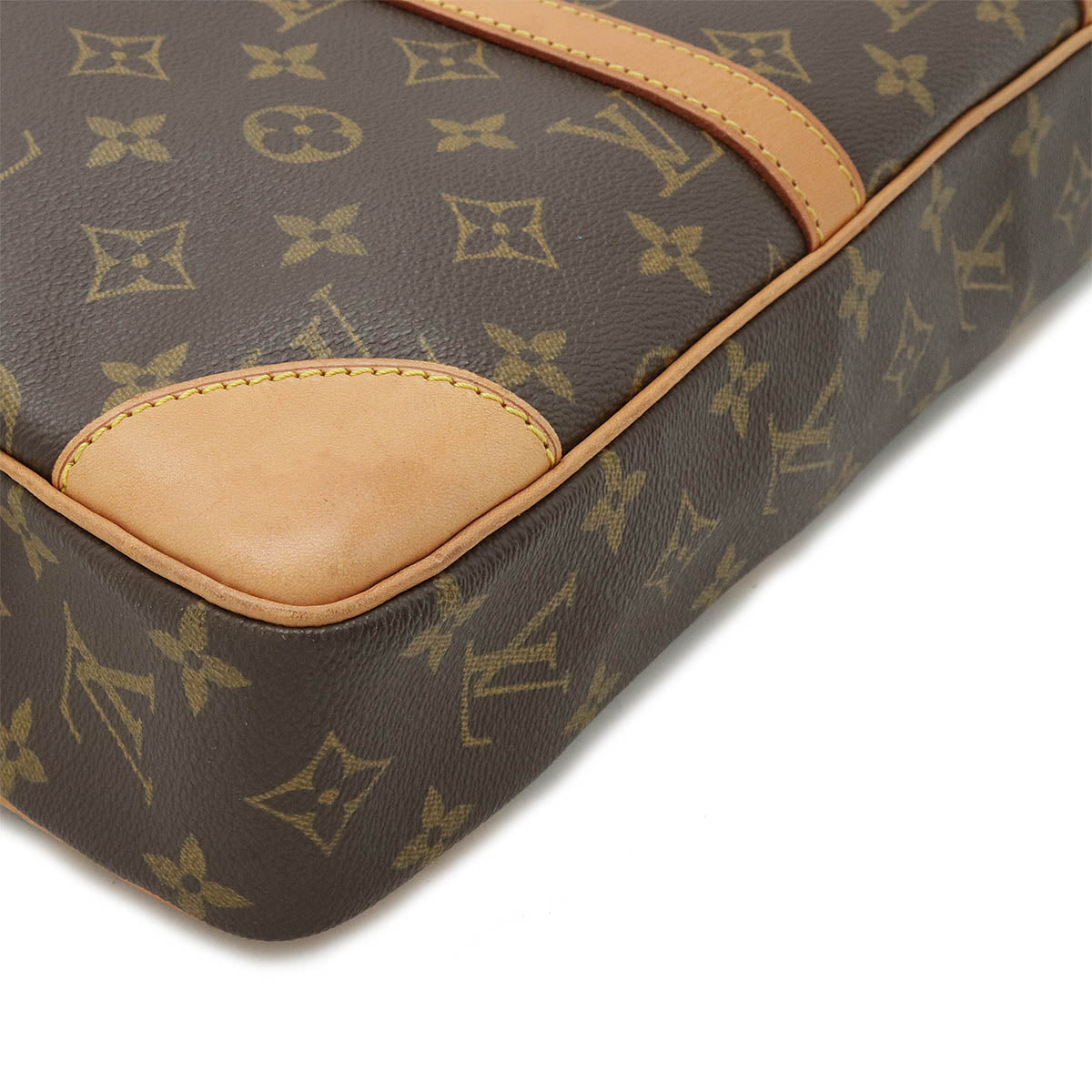 Louis Vuitton Monogram Porte-Documents Voyage Briefcase M53361 in Very Good Condition