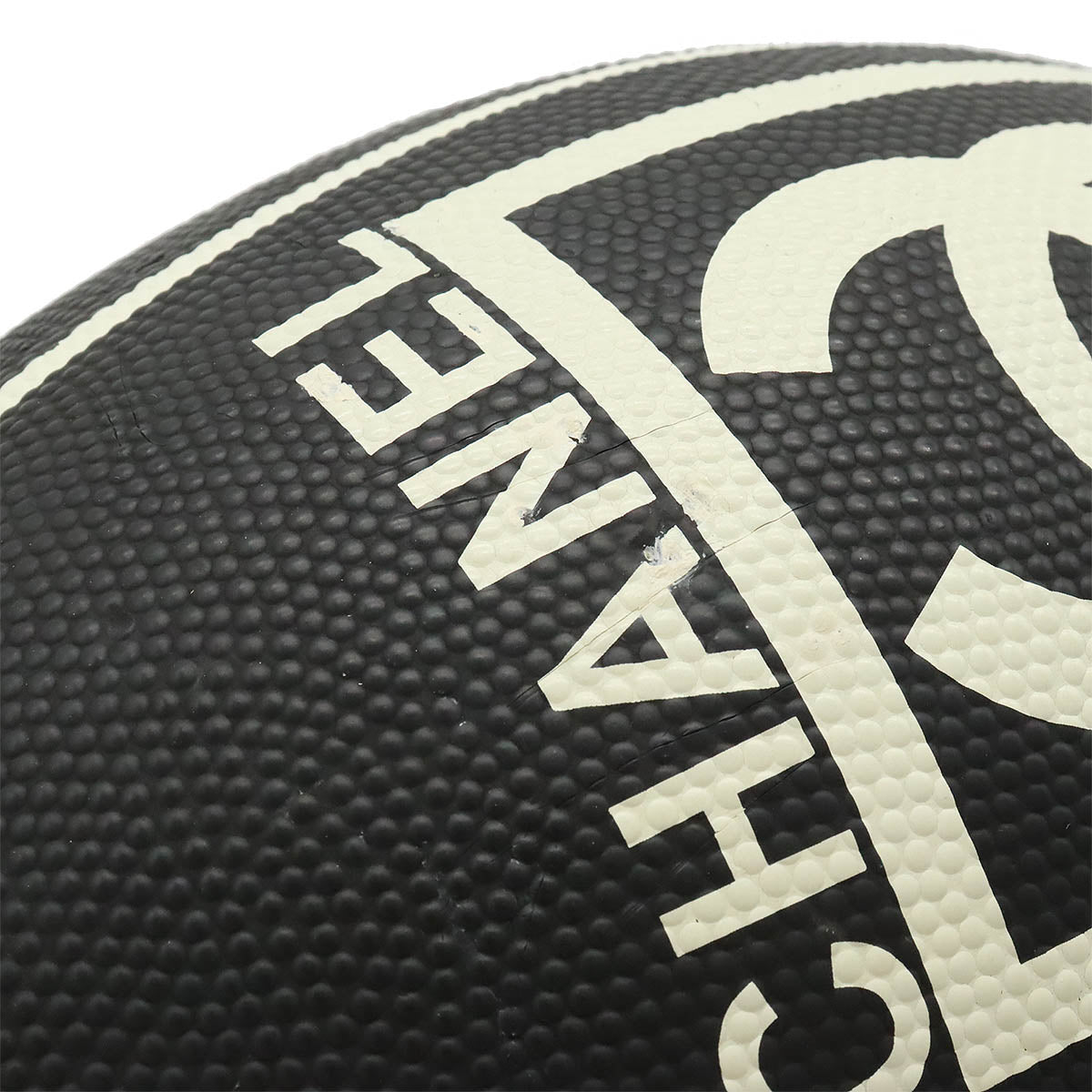 Chanel Rugby Ball Sports Line Black White