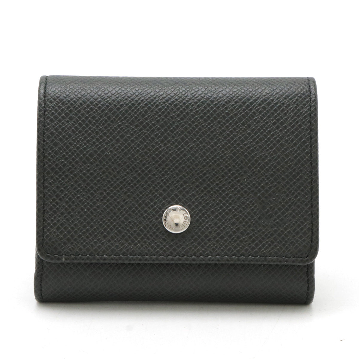 Louis Vuitton Taiga Sergei Coin Case Black M32562