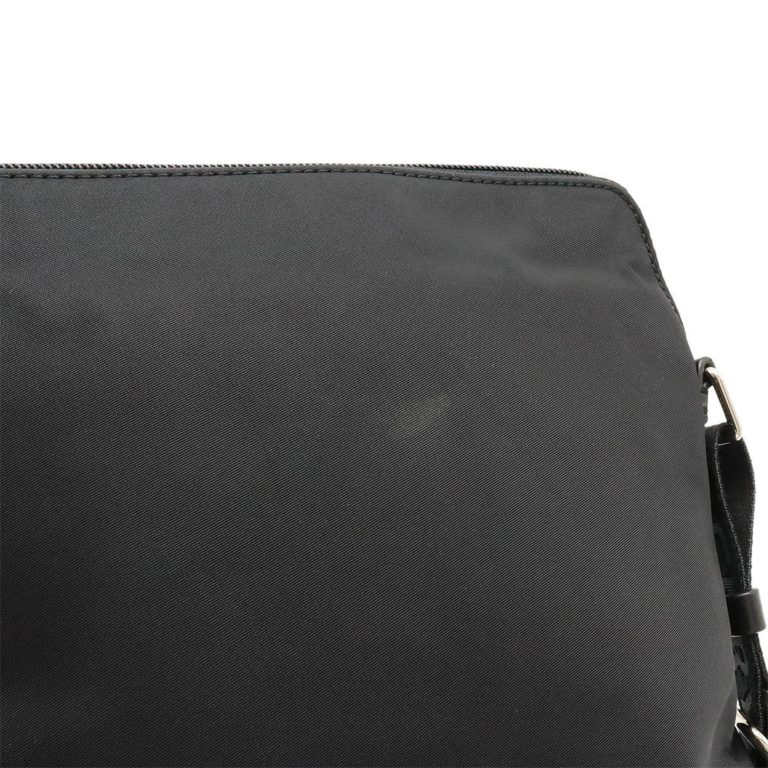 Burberry Nylon Leather Crossbody Bag Black