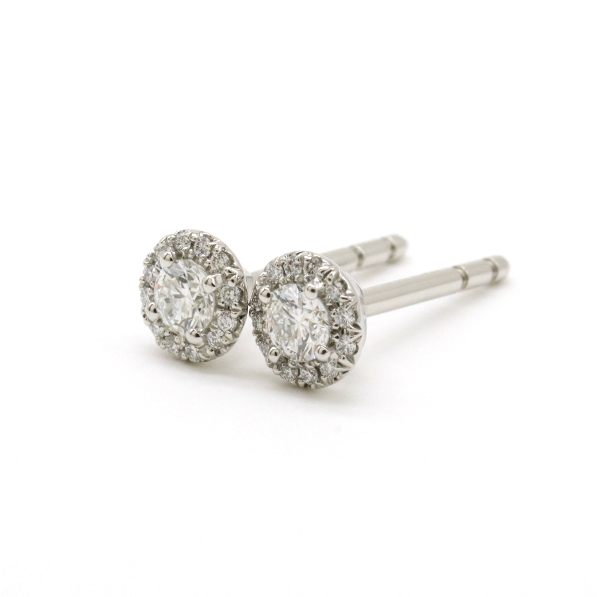 Tiffany & Co. Soleste Diamond Earrings Pt950 Platinum in Pristine Condition