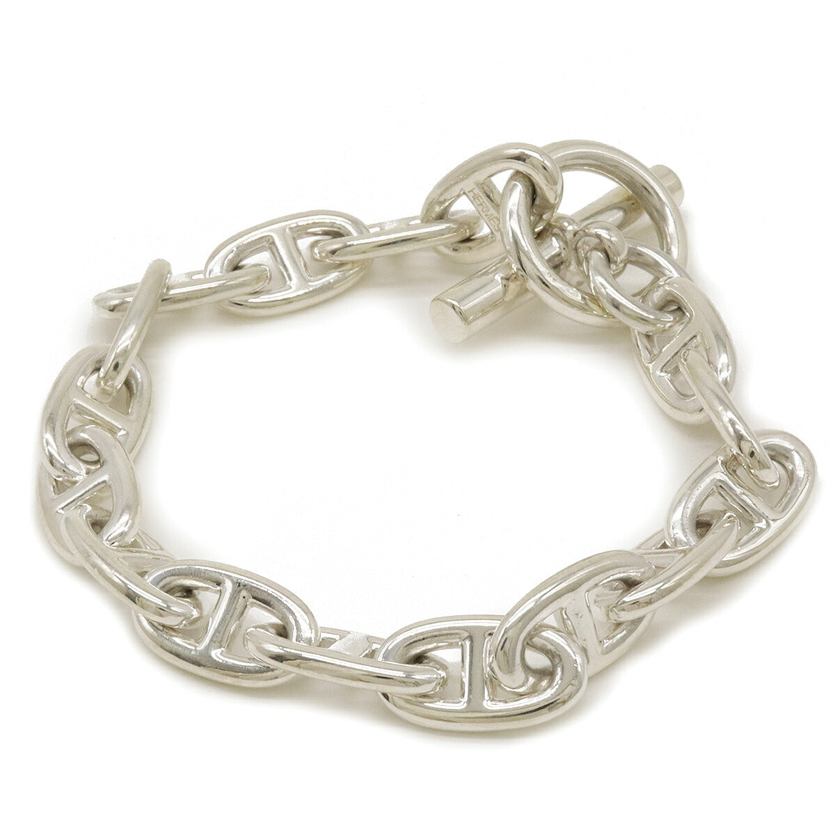 Hermes Silver Bracelet Chaine d'Ancre GM