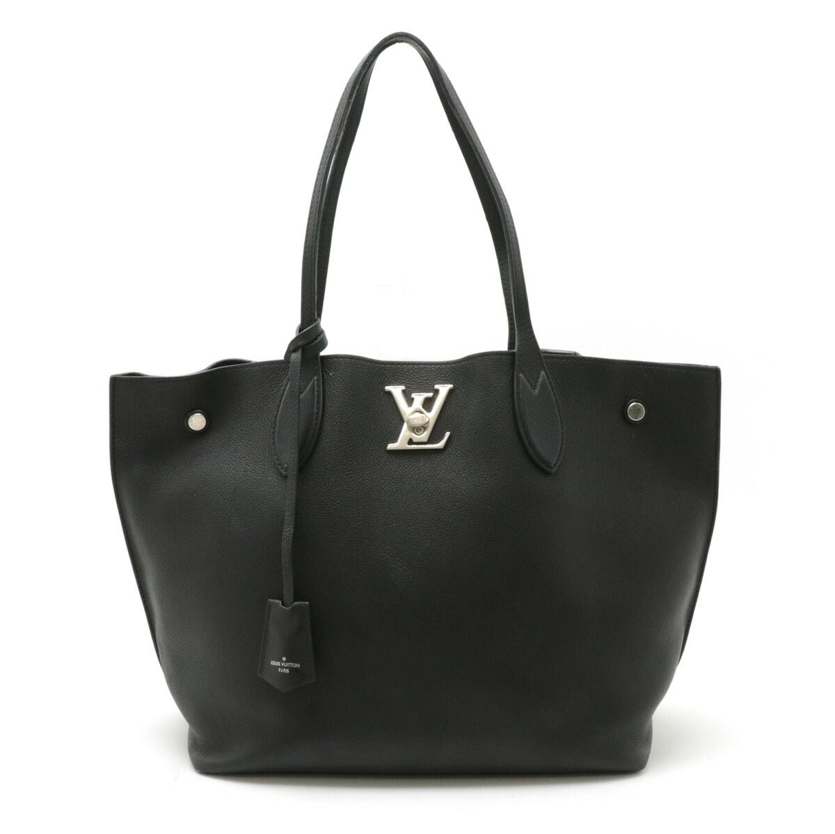 Louis Vuitton Lockme Go Tote Bag Black M55028