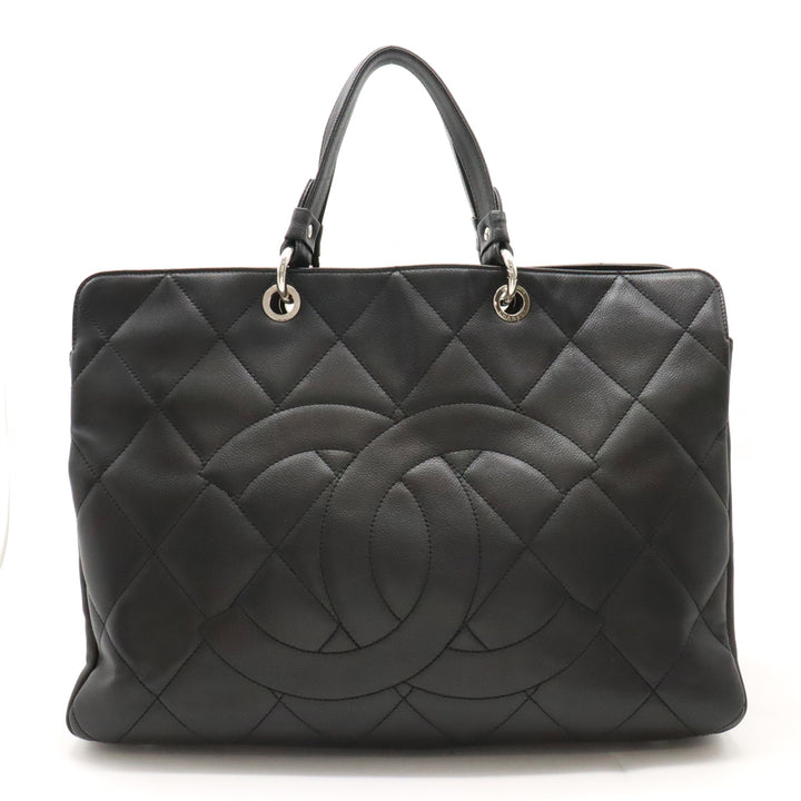 Chanel Caviar Skin Matelasse Coco Mark Tote Bag A46886