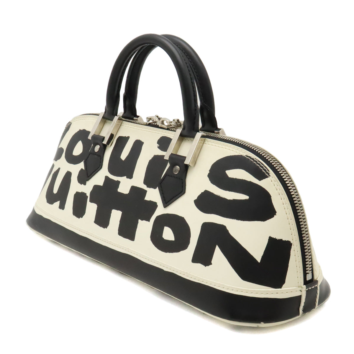 Louis Vuitton Graffiti Alma Horizontal Leather Handbag M92175