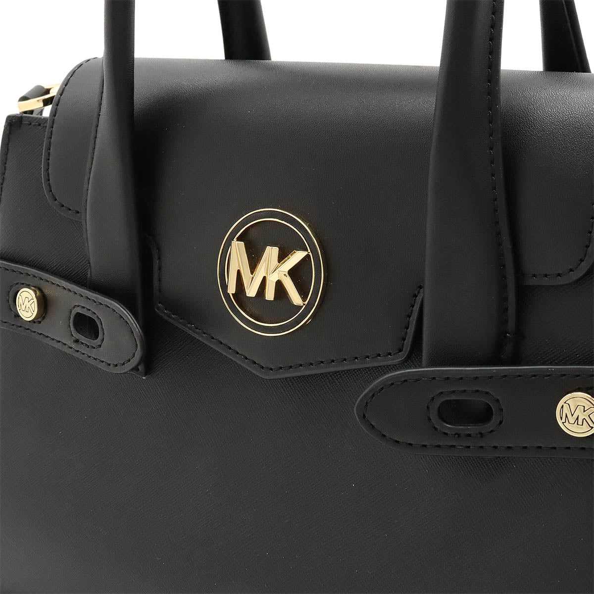 Michael Kors Carmen Medium Flap Satchel Leather Handbag 2WAY in Pristine Condition