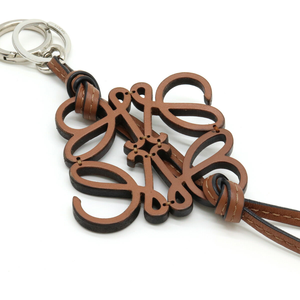 Loewe Leather Anagram Keyring Keychain Bag Charm