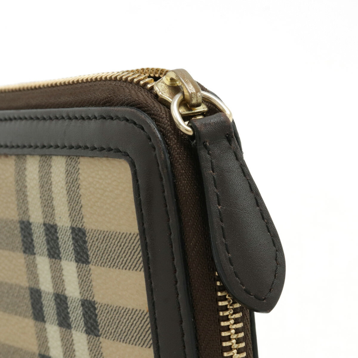 Burberry Shadow Horse Check PVC Leather Wallet