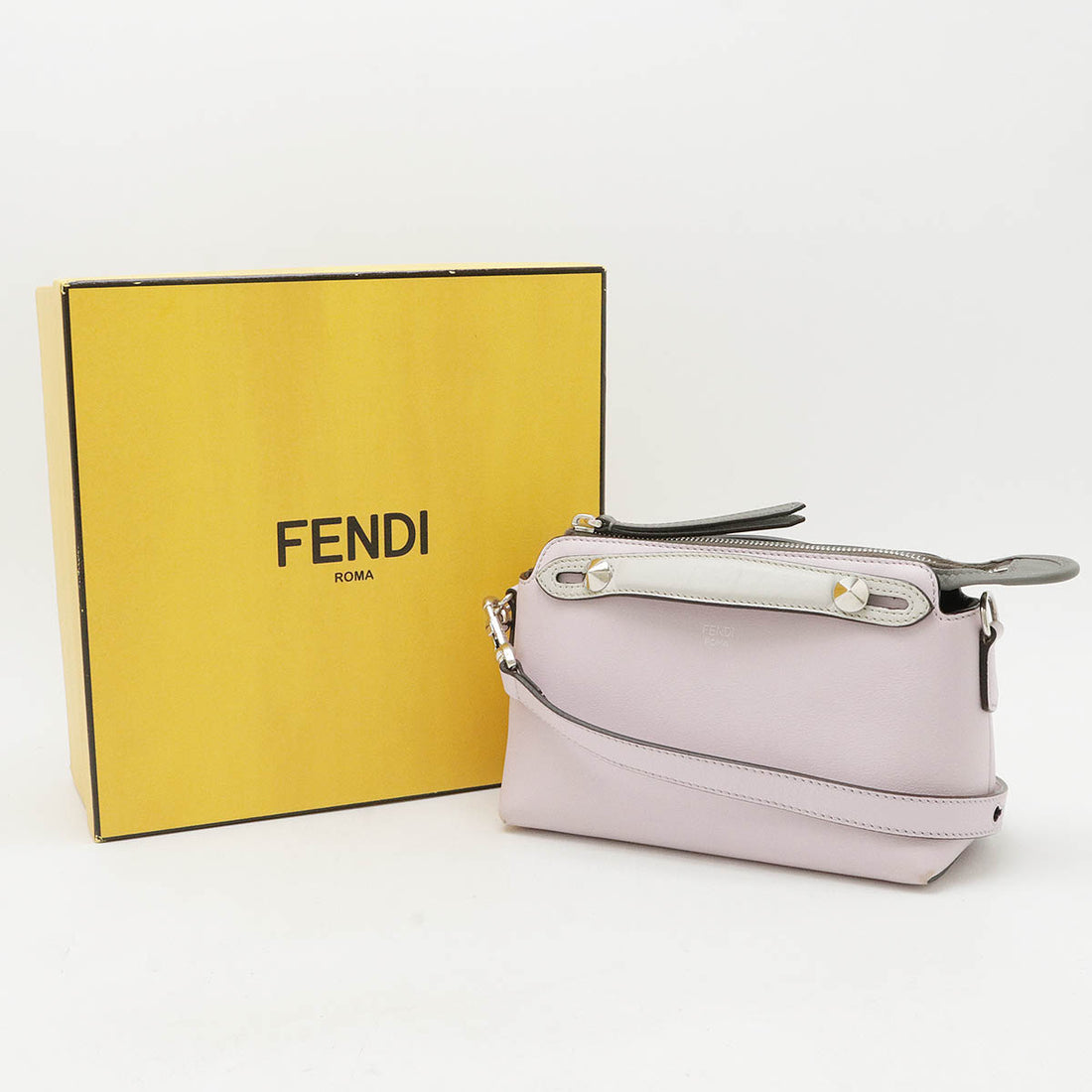 Fendi Leather By The Way Small Handbag 8BL145 in Very Good Condition