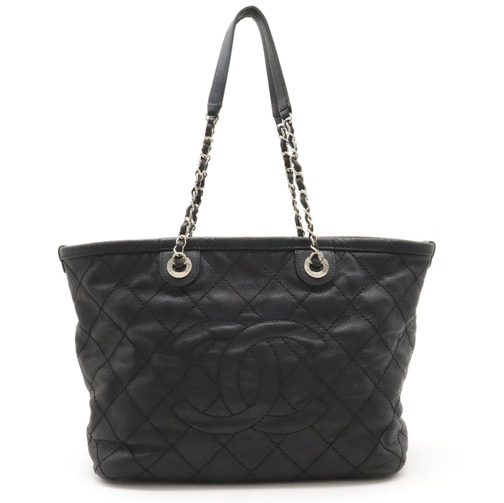 Chanel Caviar Matelasse Chain Tote Bag A92754