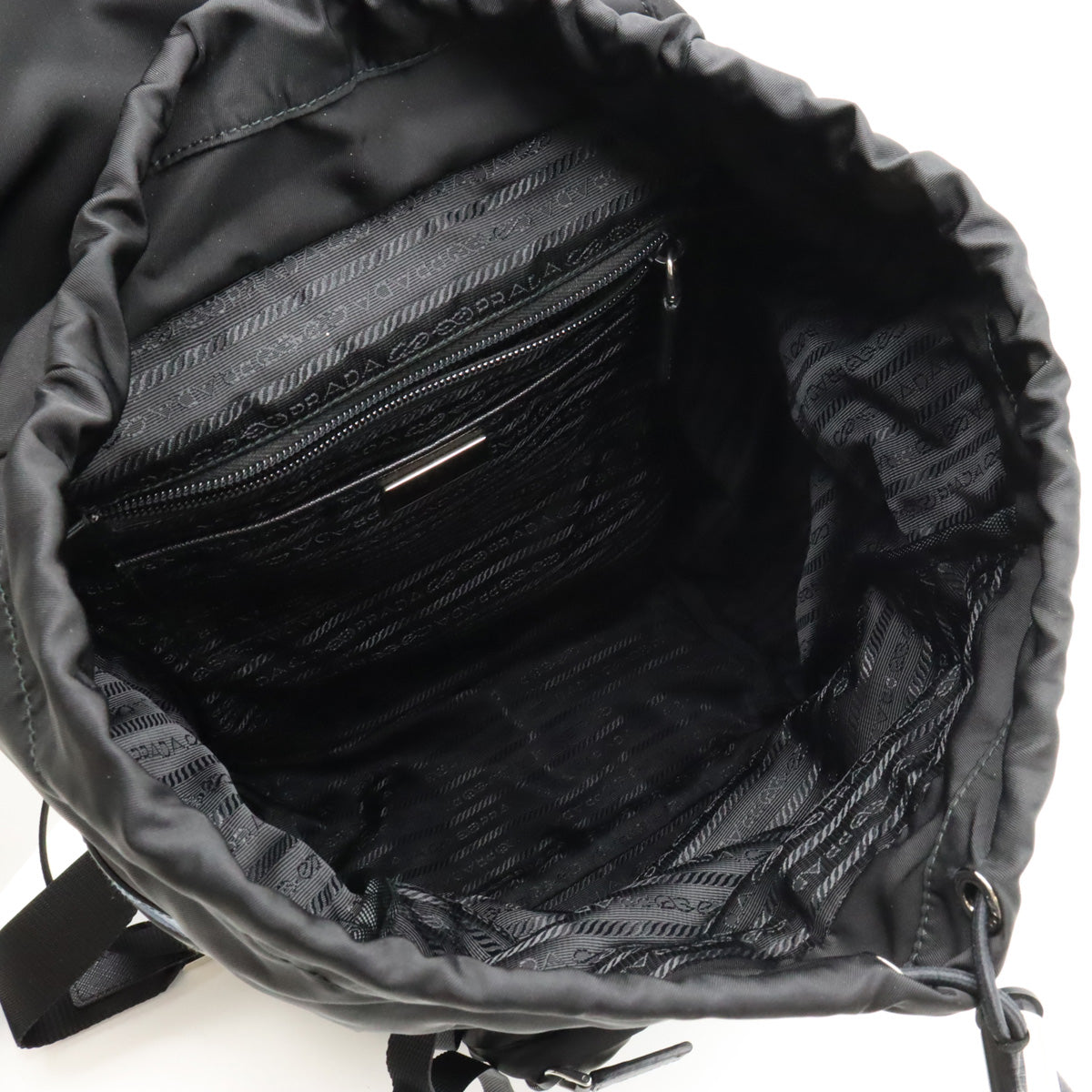 Prada Quilted Nylon Leather Backpack 1BZ039