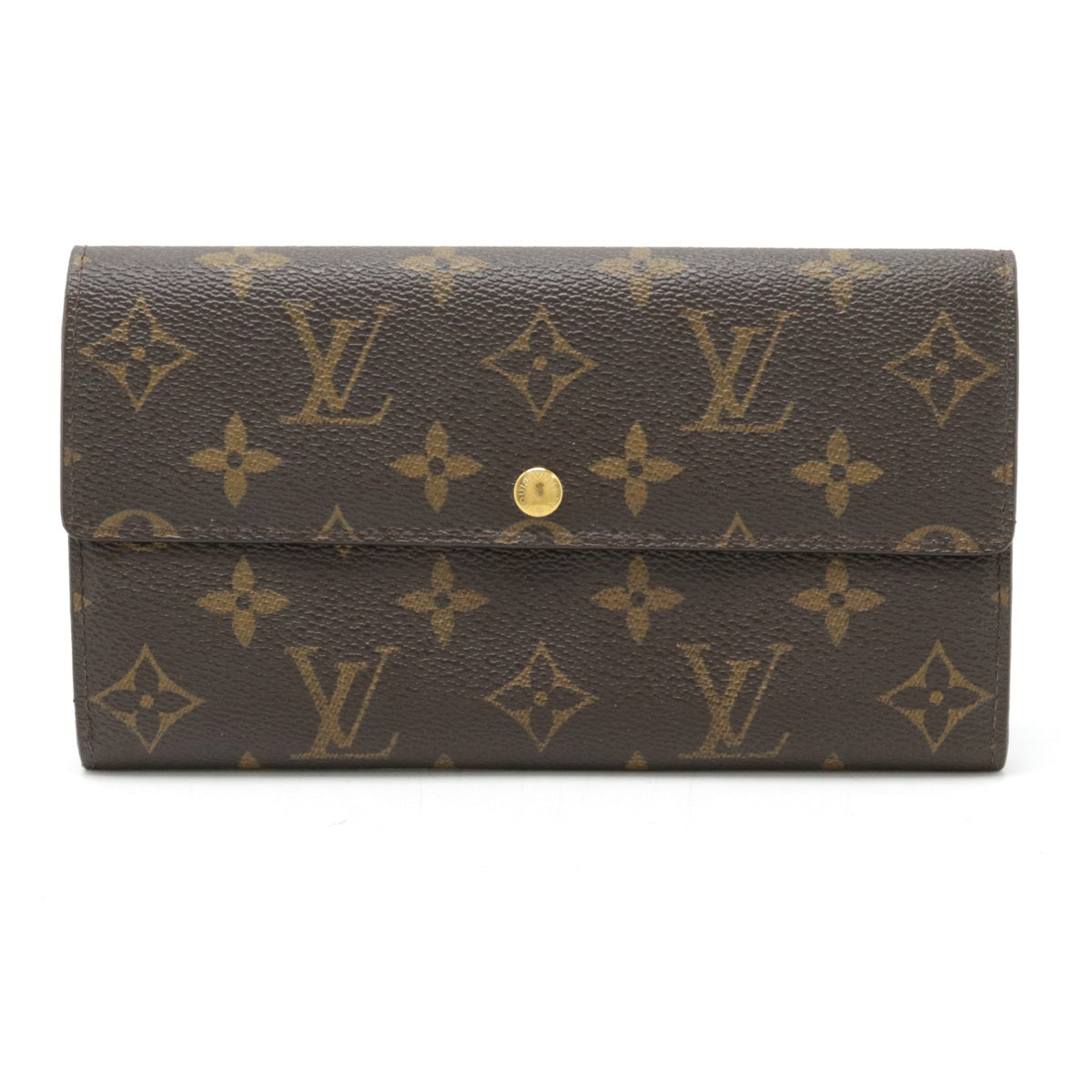 Louis Vuitton Monogram Pochette Portemonnaie Credit Bifold Wallet M61726 in Very Good Condition