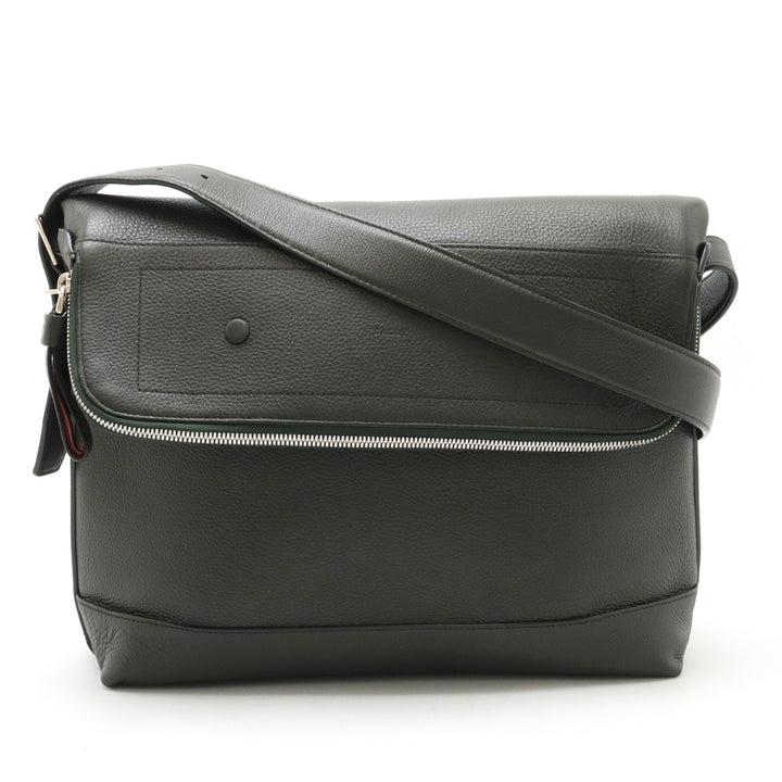 Bally Leather Messenger Shoulder Bag