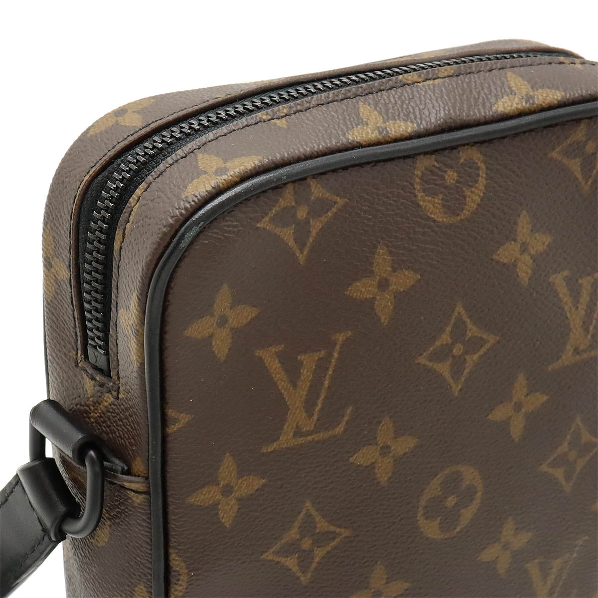 Louis Vuitton Monogram Macassar Christopher Wearable Wallet Shoulder Bag M69404 in Great Condition