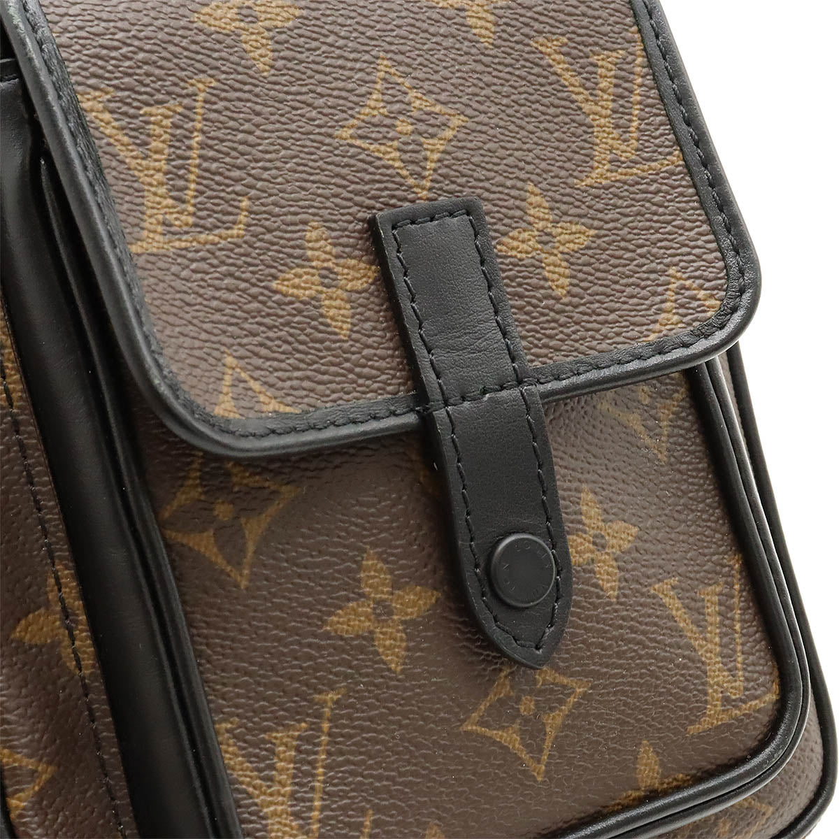 Louis Vuitton Monogram Macassar Christopher Wearable Wallet Shoulder Bag M69404 in Great Condition