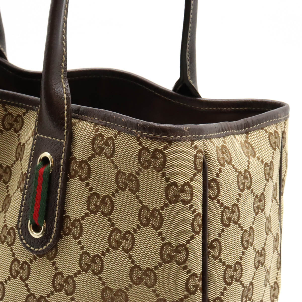 Gucci GG Canvas Princy Ribbon Tote Bag