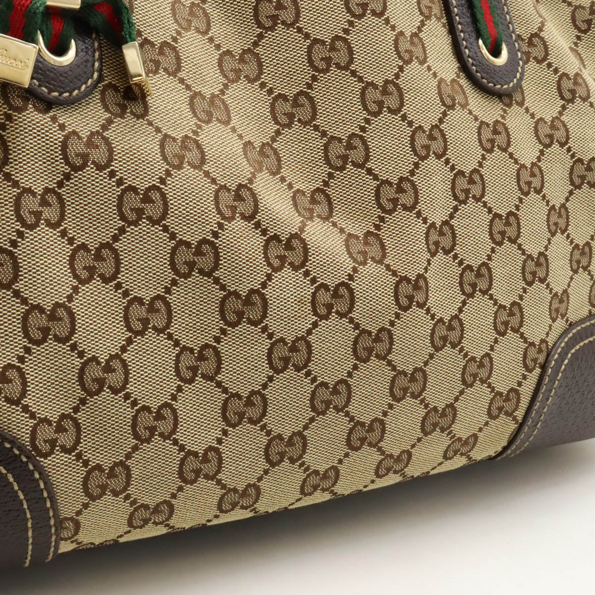 Gucci GG Canvas Princy Ribbon Tote Bag