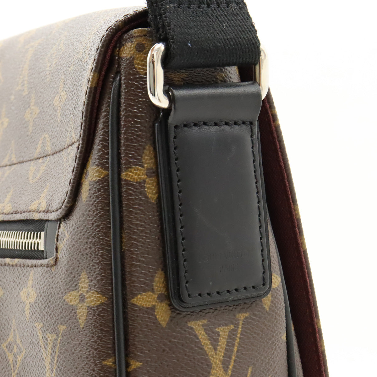 Louis Vuitton Monogram Macassar District MM Shoulder Bag M40934 in Great Condition