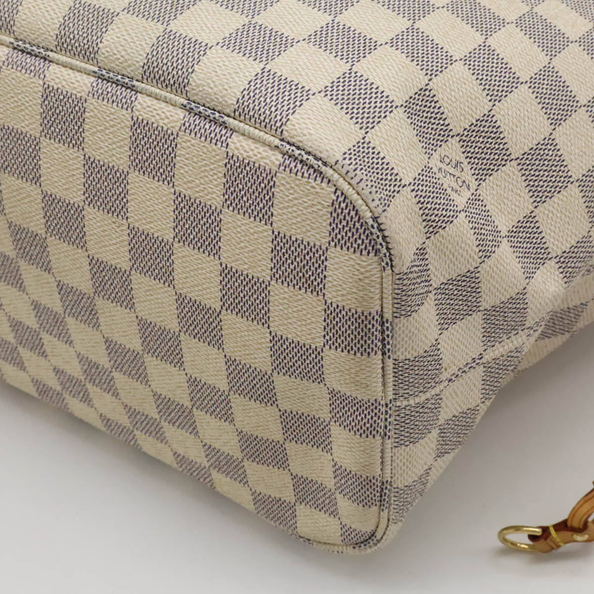 Louis Vuitton Damier Azur Neverfull MM Tote Bag N41361 in Very Good Condition