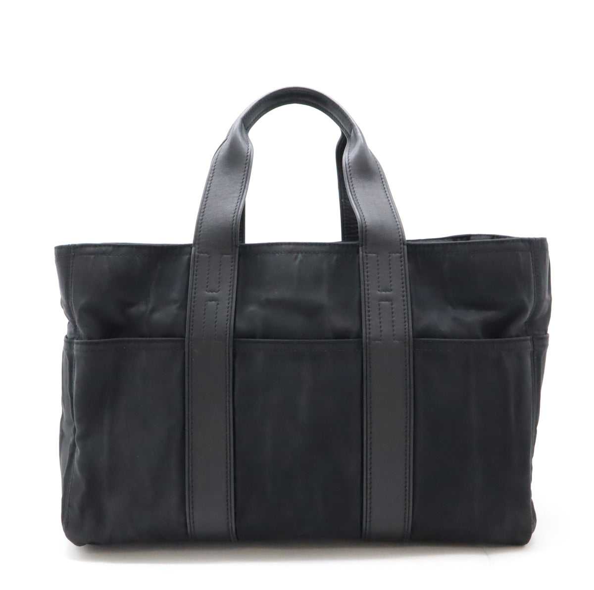 Hermes Acapulco MM Nylon/Leather Tote Bag