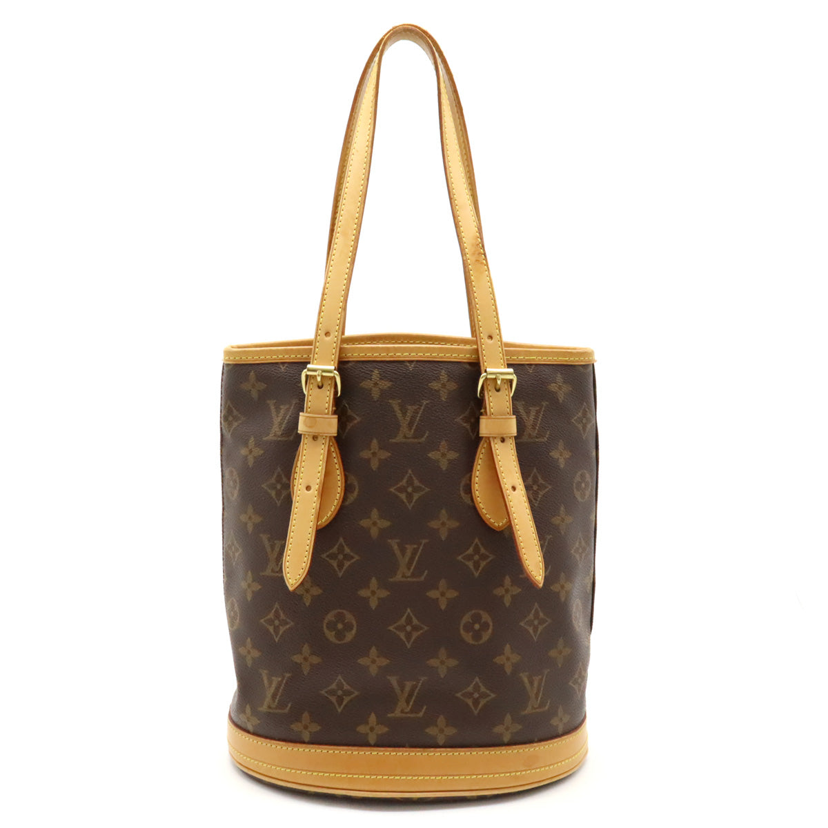 Louis Vuitton Monogram Bucket PM Shoulder Tote Bag M42238