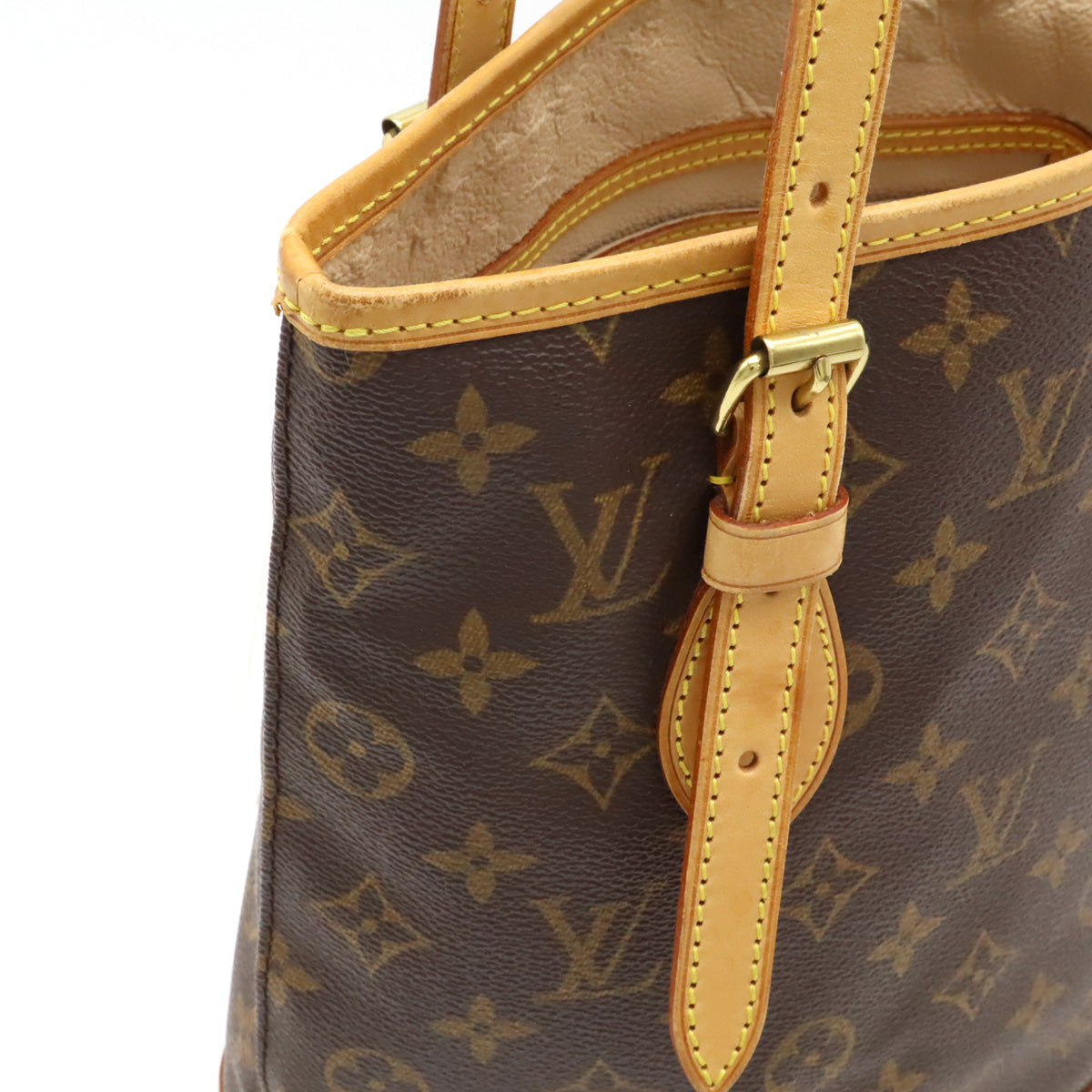 Louis Vuitton Monogram Bucket PM Shoulder Tote M42238