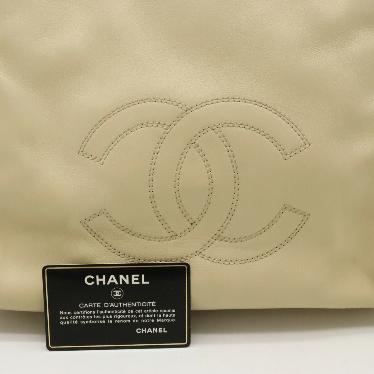 Chanel Leather Coco Mark Tote Bag