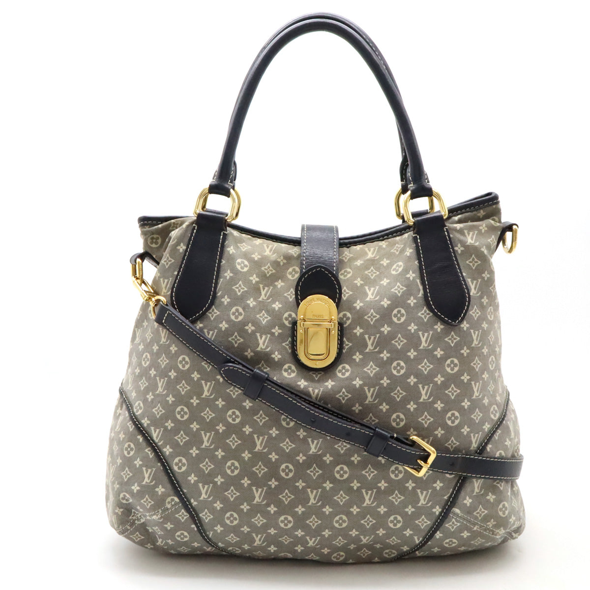 Louis Vuitton Monogram Idylle Elegie 2WAY Tote Bag Canvas Navy M56697