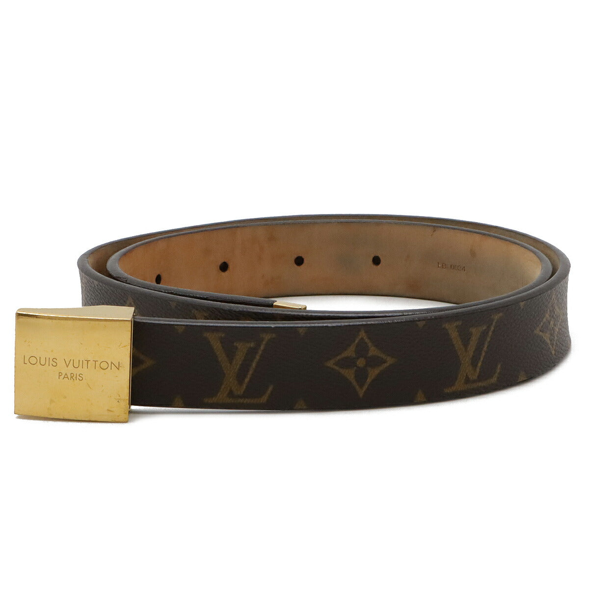 Louis Vuitton Monogram Belt M6800V