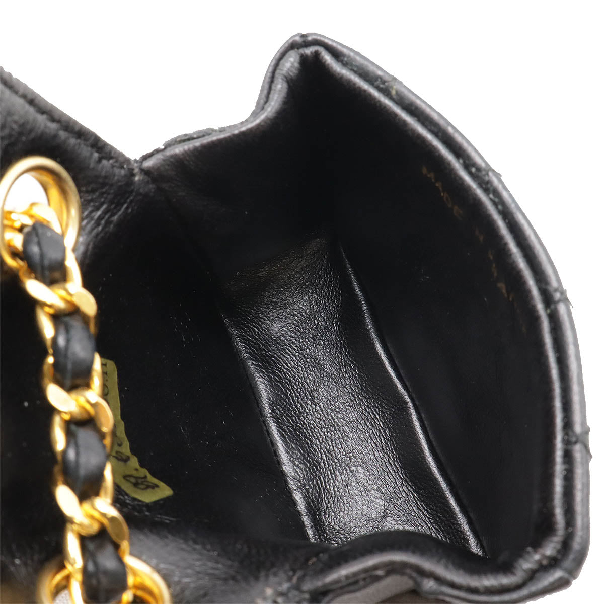 Chanel Leather Mini Matelasse Bag Charm Key Holder