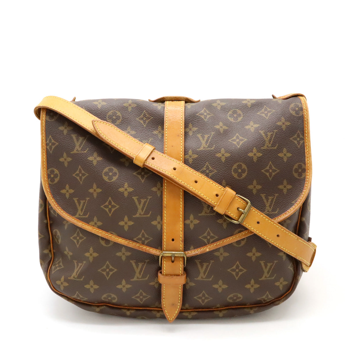 Louis Vuitton Monogram Saumur 35 Shoulder Messenger Bag M42254