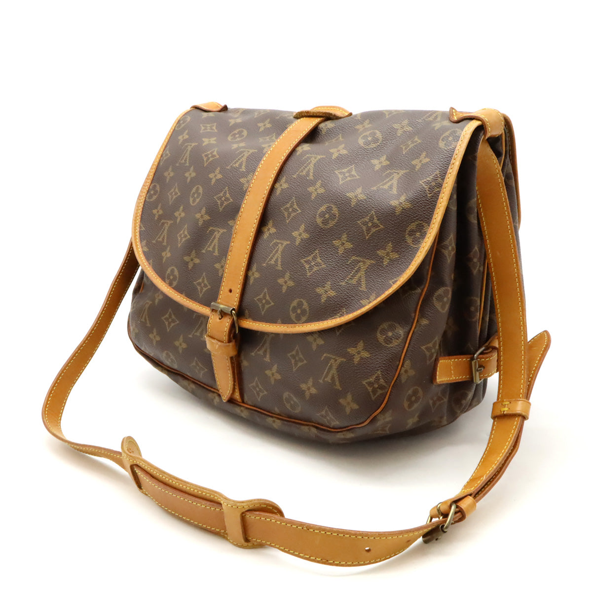 Louis Vuitton Monogram Saumur 35 Shoulder Messenger Bag M42254