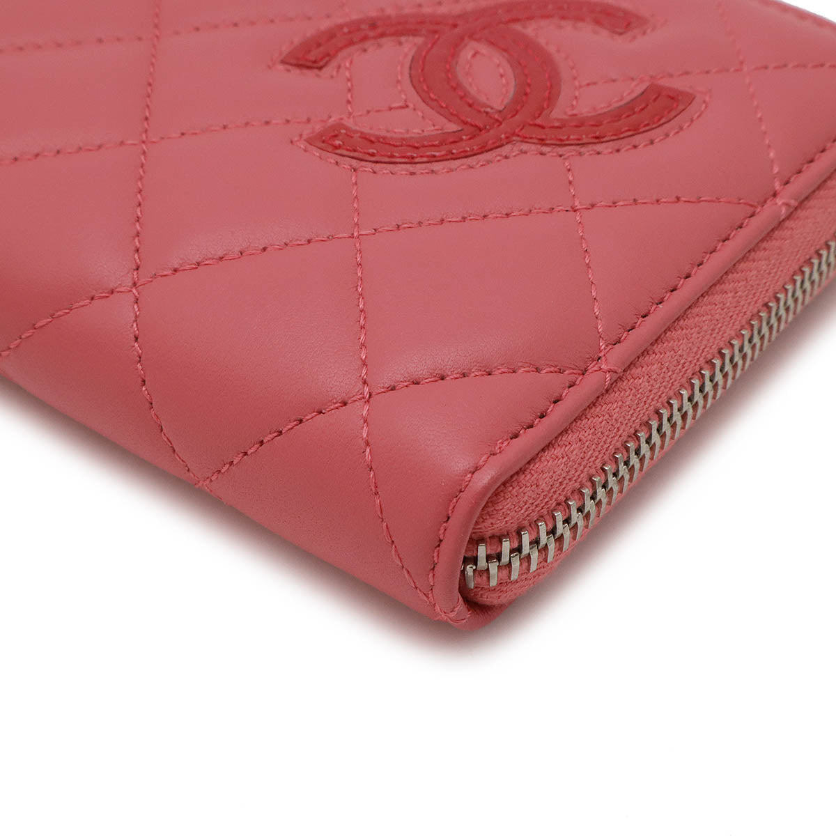 Chanel Simply CC Leather Long Wallet A80213