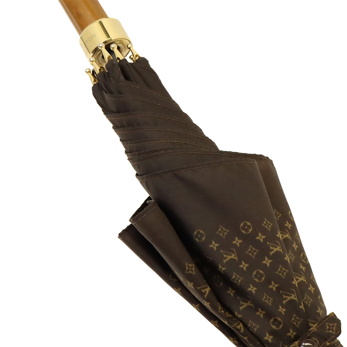 Louis Vuitton Monogram Umbrella Nylon Wood Handle M70107