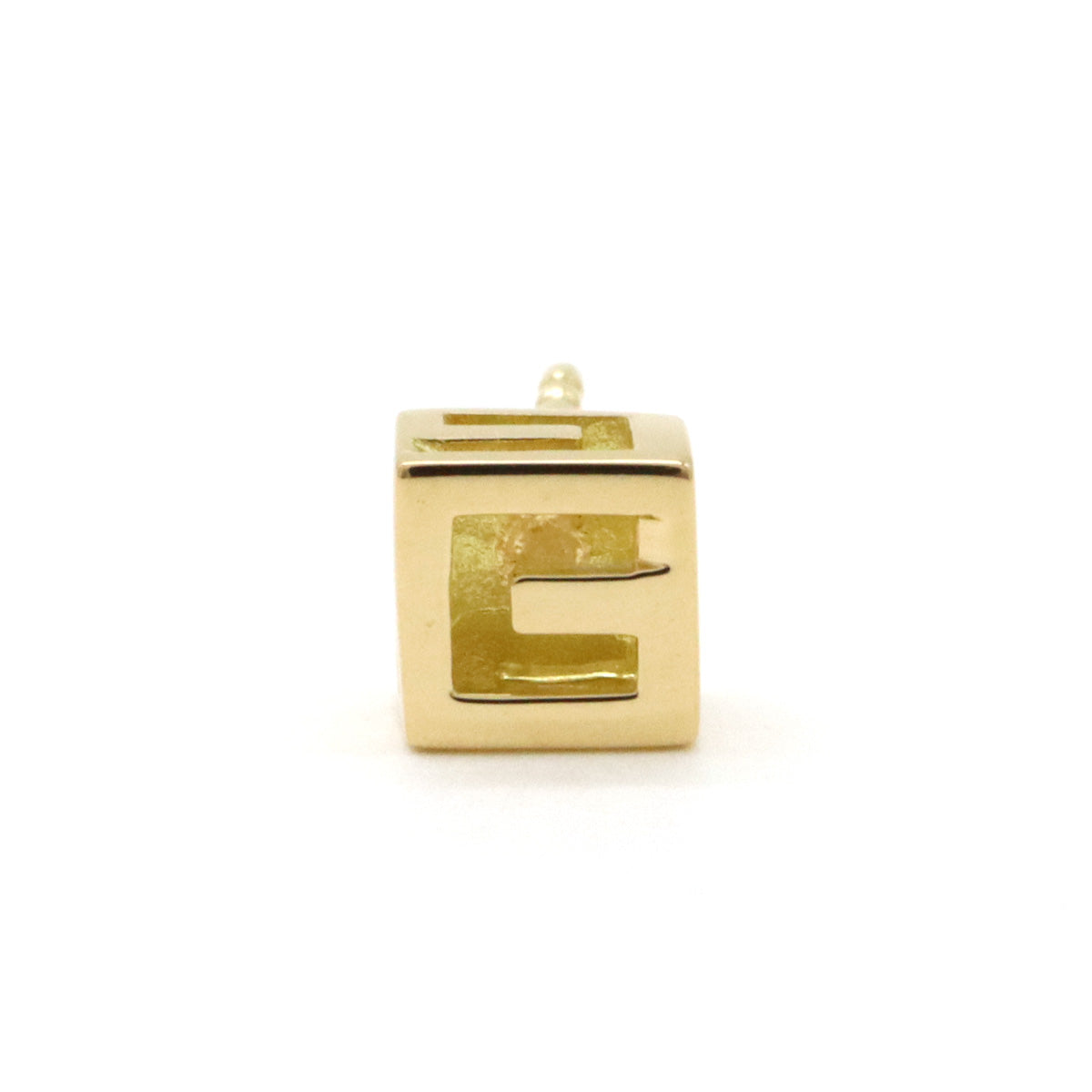 Gucci G Cube G Motif Earrings K18YG Yellow Gold in Pristine Condition