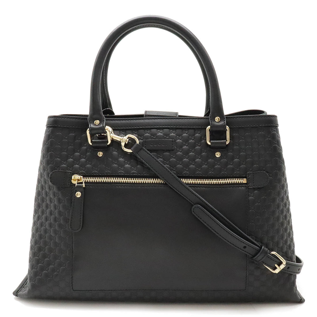 Gucci Microguccissima Leather Tote Bag Black