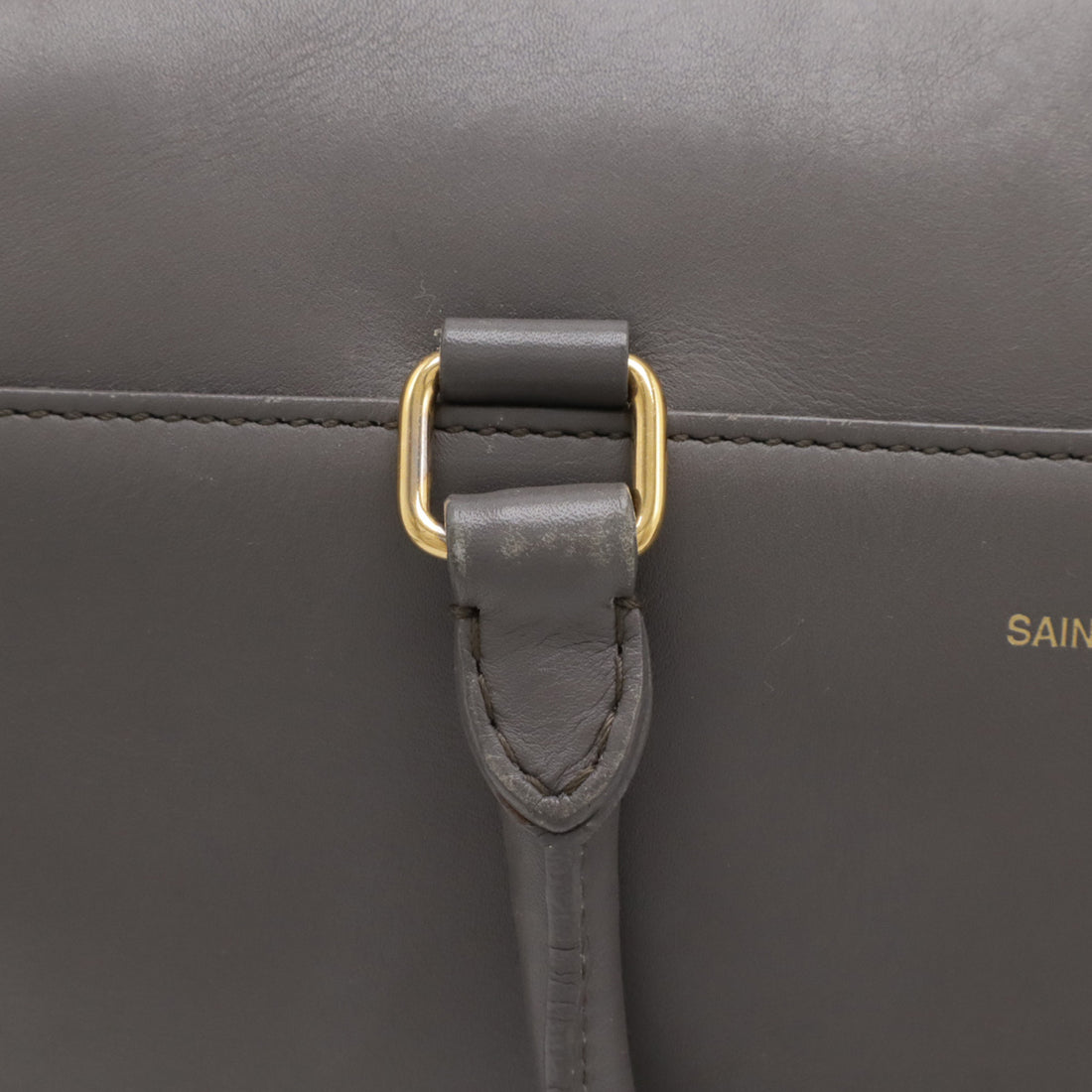 Yves Saint Laurent Leather Baby Duffle Bag