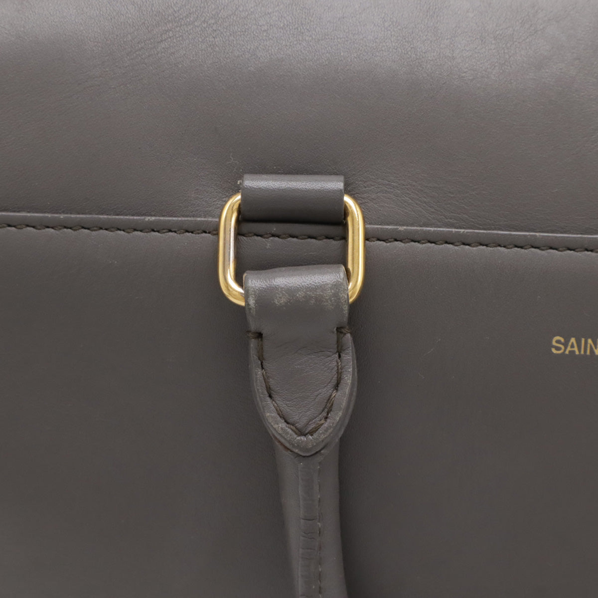 Yves Saint Laurent Leather Baby Duffle Bag