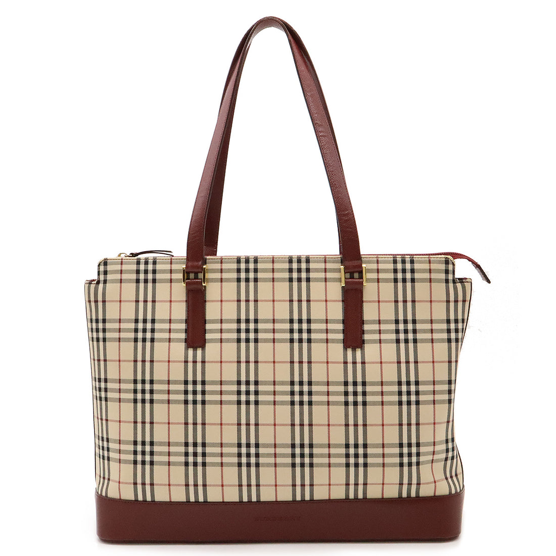 Burberry Nova Check Canvas/Leather Tote Bag in Good Condition