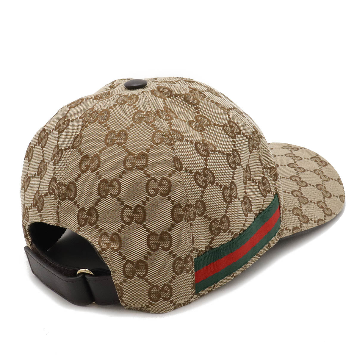 Gucci GG Canvas Web Line Baseball Cap