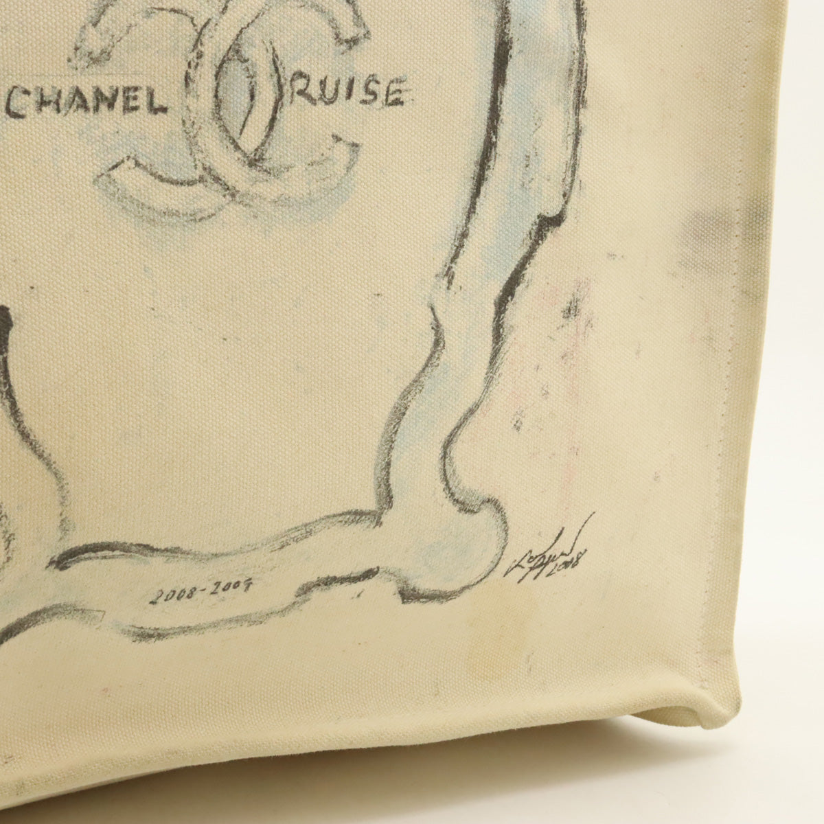 Chanel Miami Cruise Line Canvas Tote Bag A46069