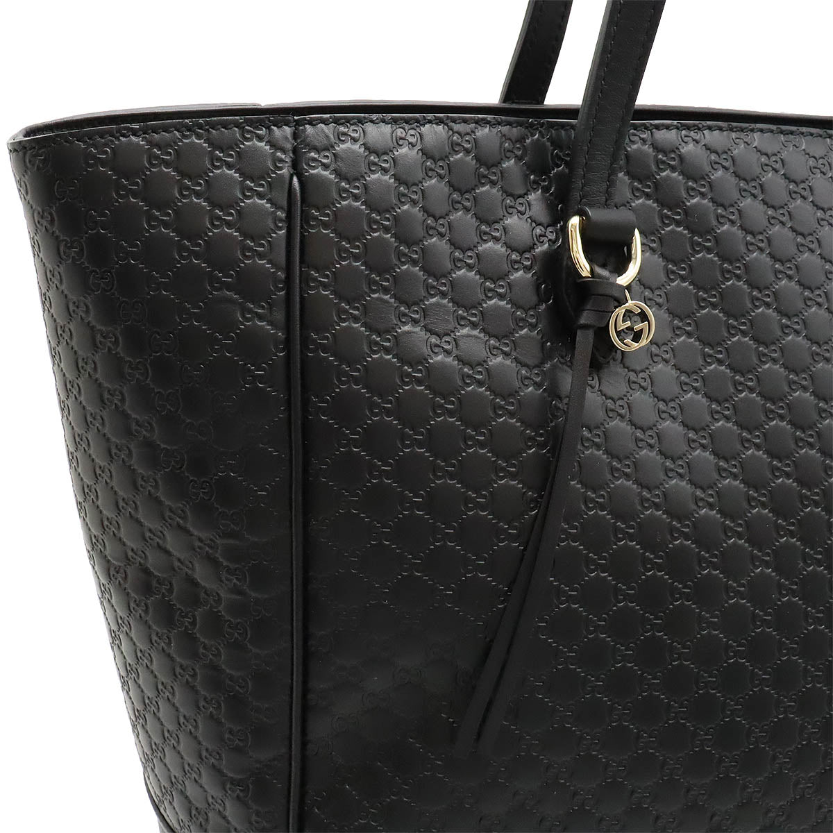 Gucci Leather Bree Microguccissima Tote Bag